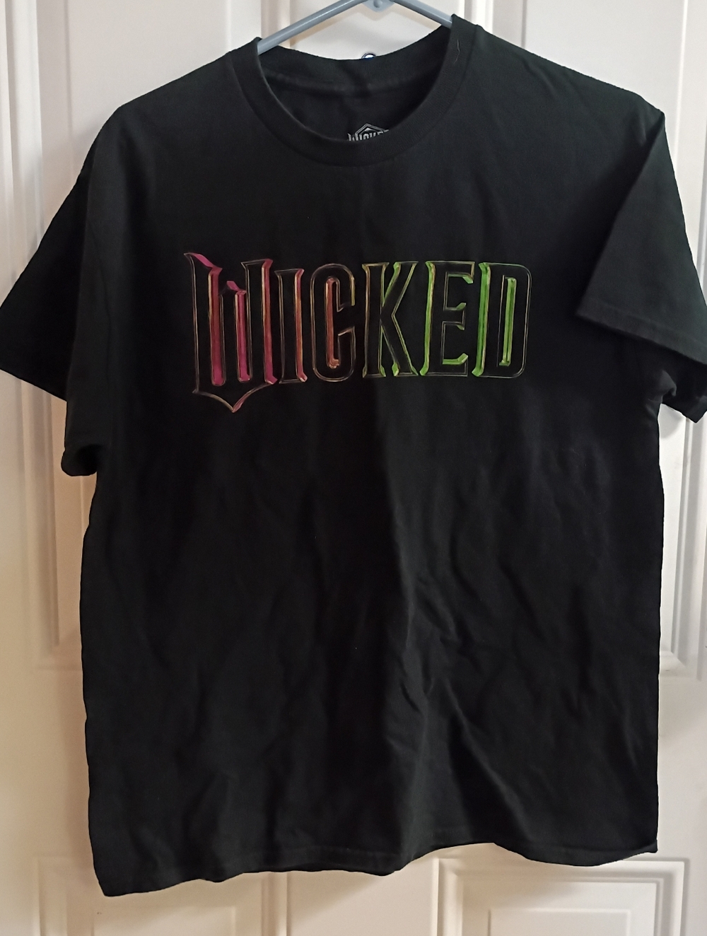 2/$10 Wicked Logo Black Short-Sleeve T-Shirt Medium